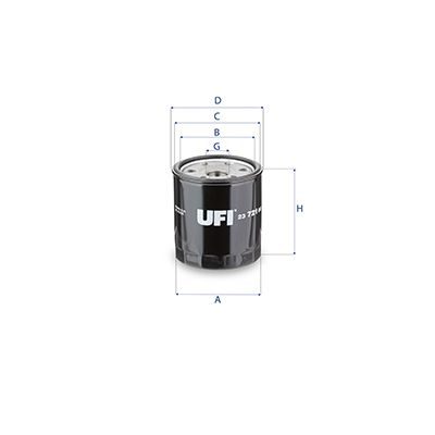 Оливний фільтр UFI 2372100 - zapix