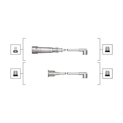 Кабелі запалювання MAGNETI MARELLI 941319170017 - zapix