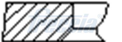 Комплект поршневих кілець FRECCIA FR10377100 - zapix