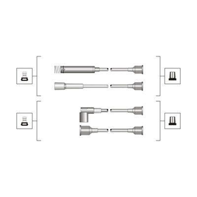 Кабелі запалювання MAGNETI MARELLI 941319170064 - zapix