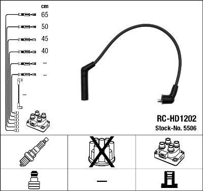 Кабеля зажигания NGK 5506