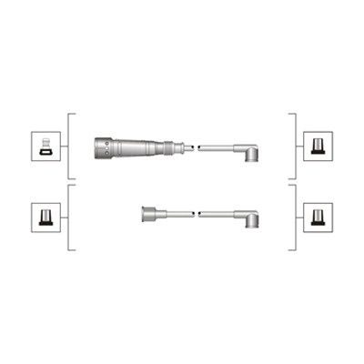 Кабелі запалювання MAGNETI MARELLI 941319170004 - zapix