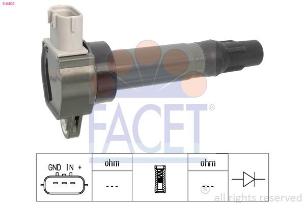 Котушка запалювання FACET 96405 - zapix