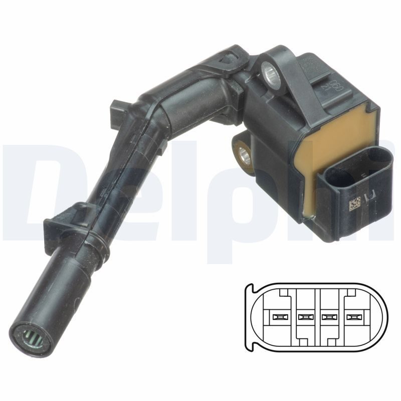 Котушка запалювання DELPHI GN1069012B1 - zapix
