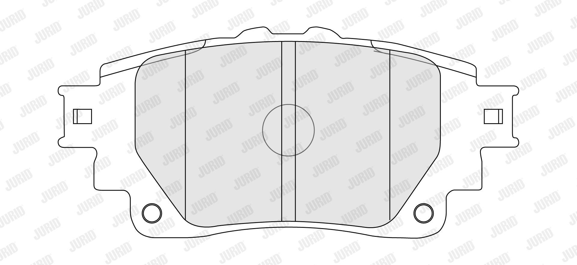 Гальмівні колодки дискові JURID 574335J - zapix
