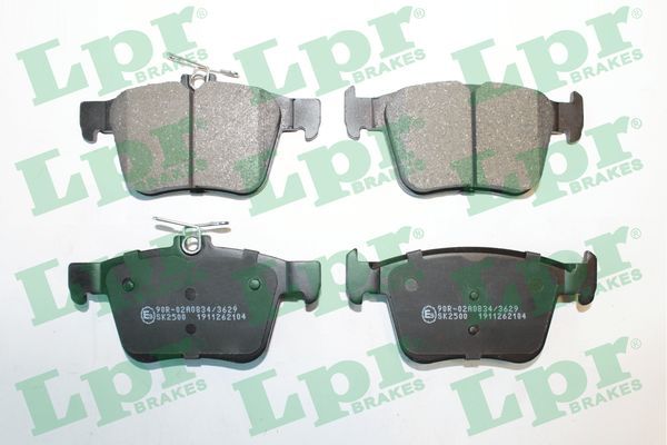 Гальмівні колодки дискові LPR 05P2104 - zapix