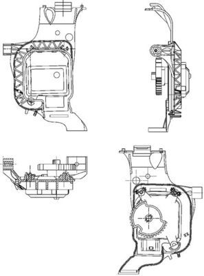 Привод заслонки пічки MAHLE AA17000P - zapix