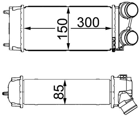 Інтеркулер MAHLE CI16000S - zapix