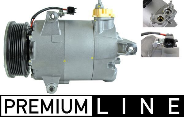 Компресор кондиціонера MAHLE ACP1387000P - zapix