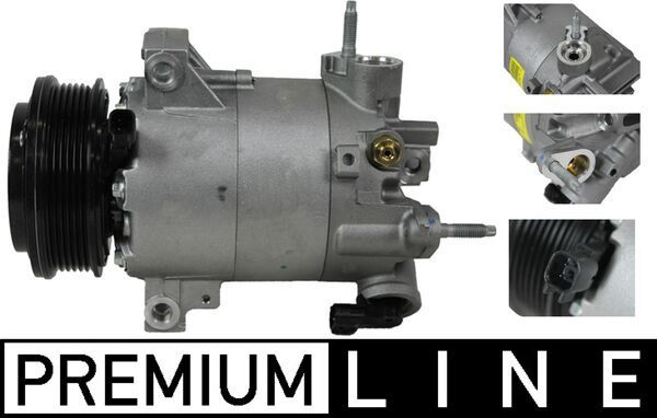 Компресор кондиціонера MAHLE ACP551000P - zapix