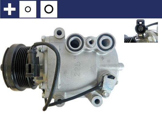 Компресор кондиціонера MAHLE ACP859000S - zapix