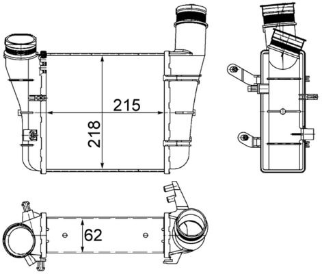 Інтеркулер MAHLE CI336000S - zapix