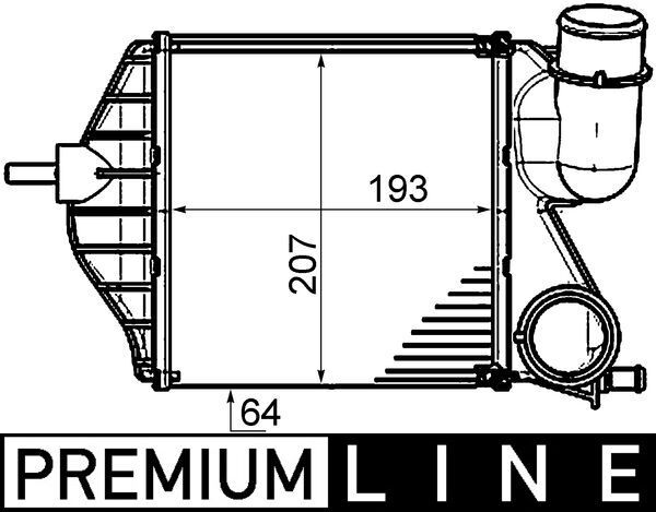 Інтеркулер MAHLE CI459000P - zapix