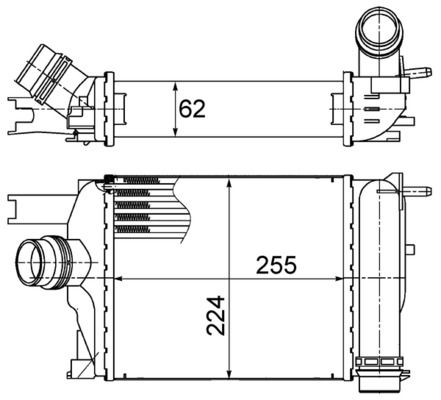 Інтеркулер MAHLE CI497000S - zapix