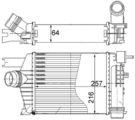 Інтеркулер MAHLE CI498000S - zapix