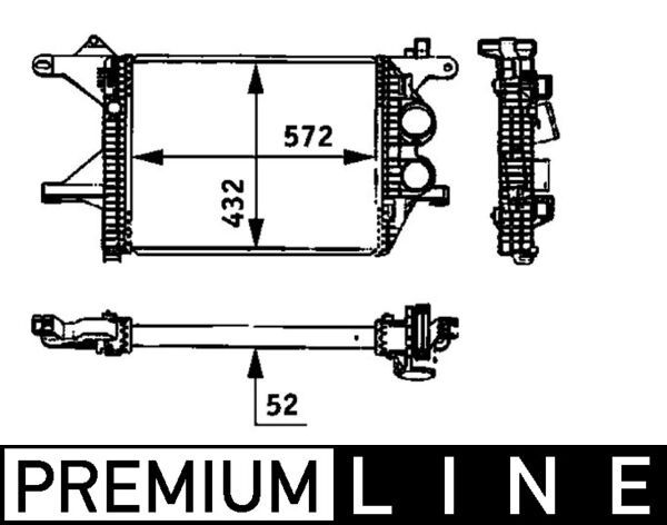 Інтеркулер MAHLE CI94000P - zapix