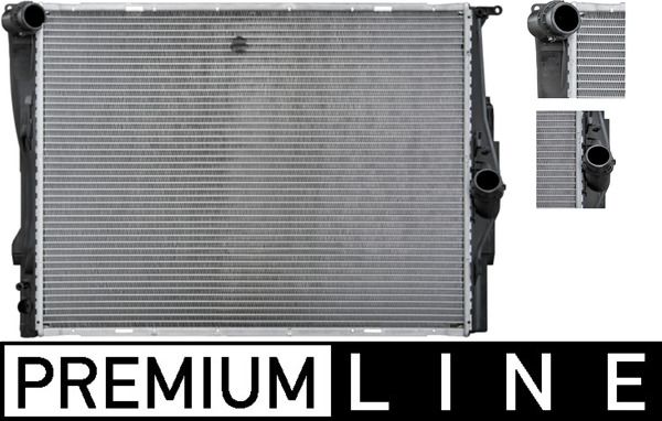 Радіатор охолодження двигуна MAHLE CR1087000P - zapix