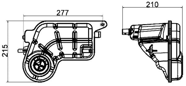 Розширювальний бачок MAHLE CRT20000S - zapix