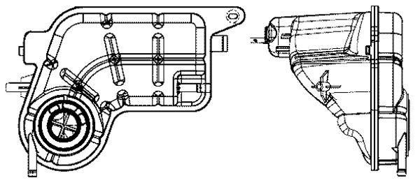 Розширювальний бачок MAHLE CRT81001S - zapix