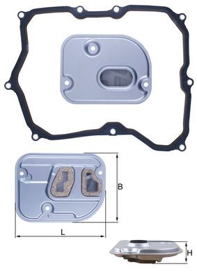 Фільтр АКПП MAHLE HX236D - zapix