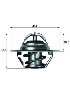 Термостат MAHLE TX387D - zapix