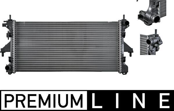 Радіатор охолодження двигуна MAHLE CR880000P - zapix