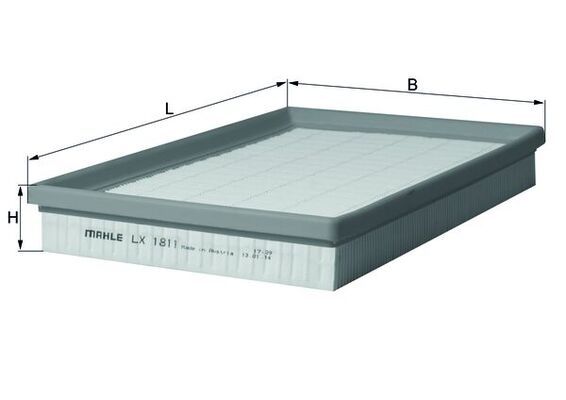 Повітряний фільтр MAHLE LX1811 - zapix