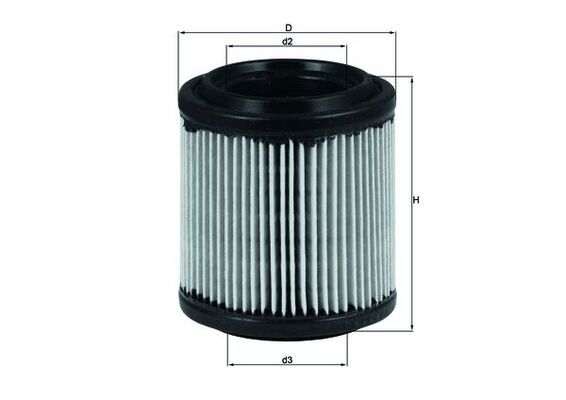 Повітряний фільтр MAHLE LX279 - zapix