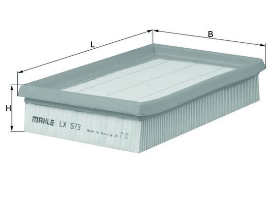 Повітряний фільтр MAHLE LX573 - zapix