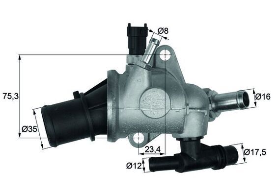 Термостат MAHLE TI14283 - zapix