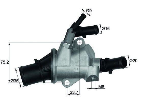 Термостат MAHLE TI14888 - zapix