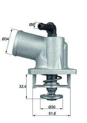 Термостат MAHLE TI5592D - zapix