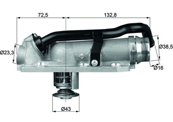 Термостат MAHLE TM8105 - zapix