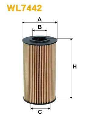 Оливний фільтр WIX FILTERS WL7442