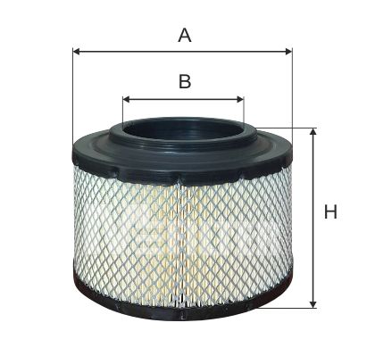 Повітряний фільтр MFILTER A8024 - zapix