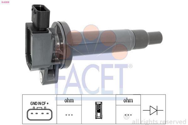 Котушка запалювання FACET 96359 - zapix