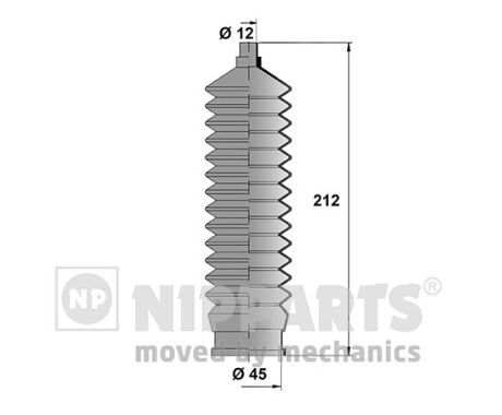 Пильник рульової рейки NIPPARTS J2840901 - zapix