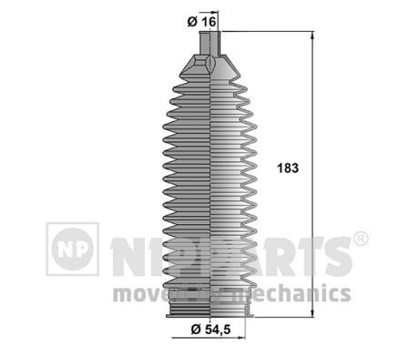 Пильник рульової рейки NIPPARTS N2840512 - zapix