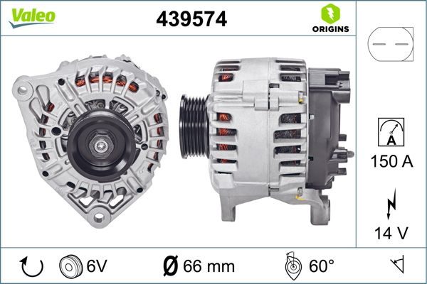 Генератор VALEO 439574