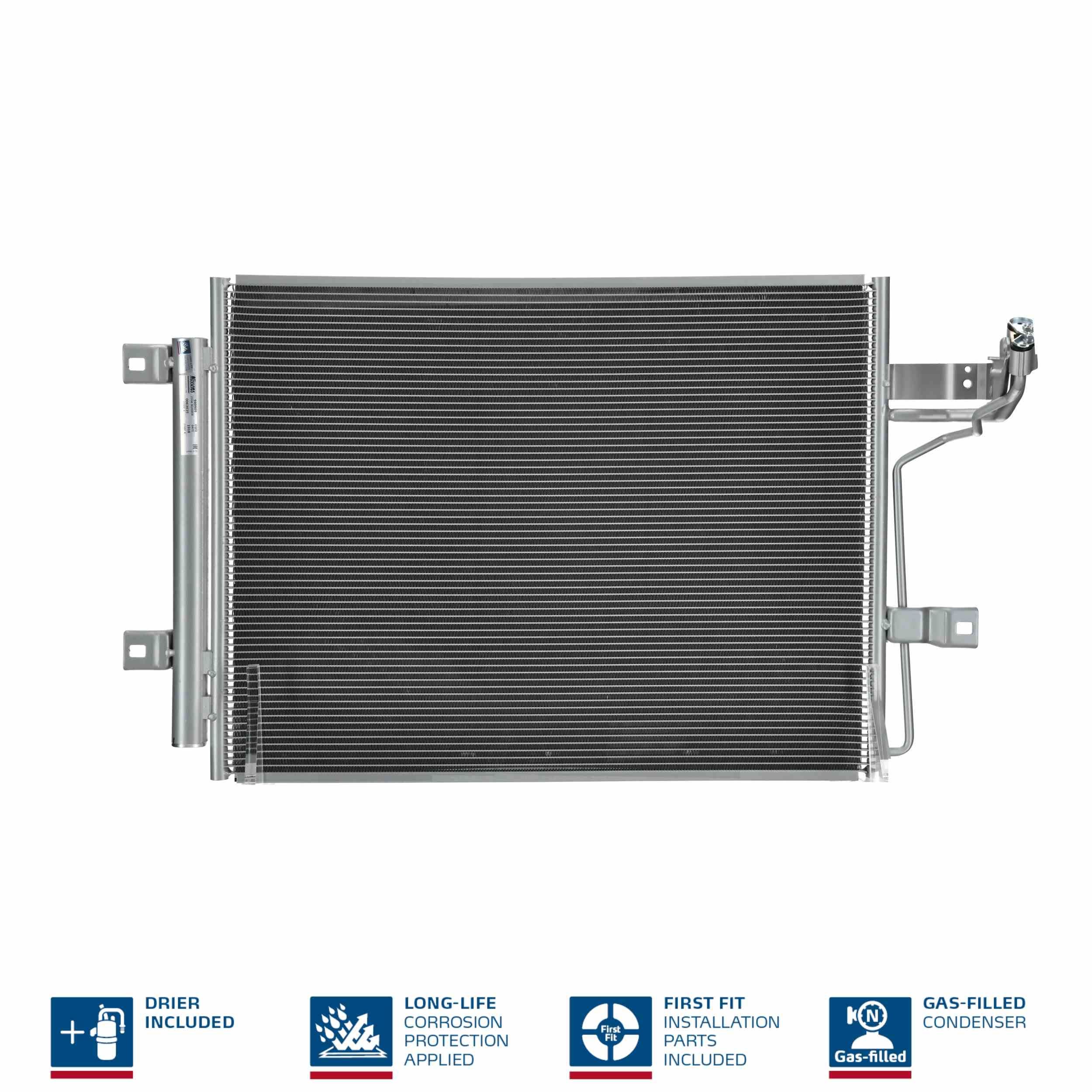 Радіатор кондиціонера NISSENS 940909 - zapix