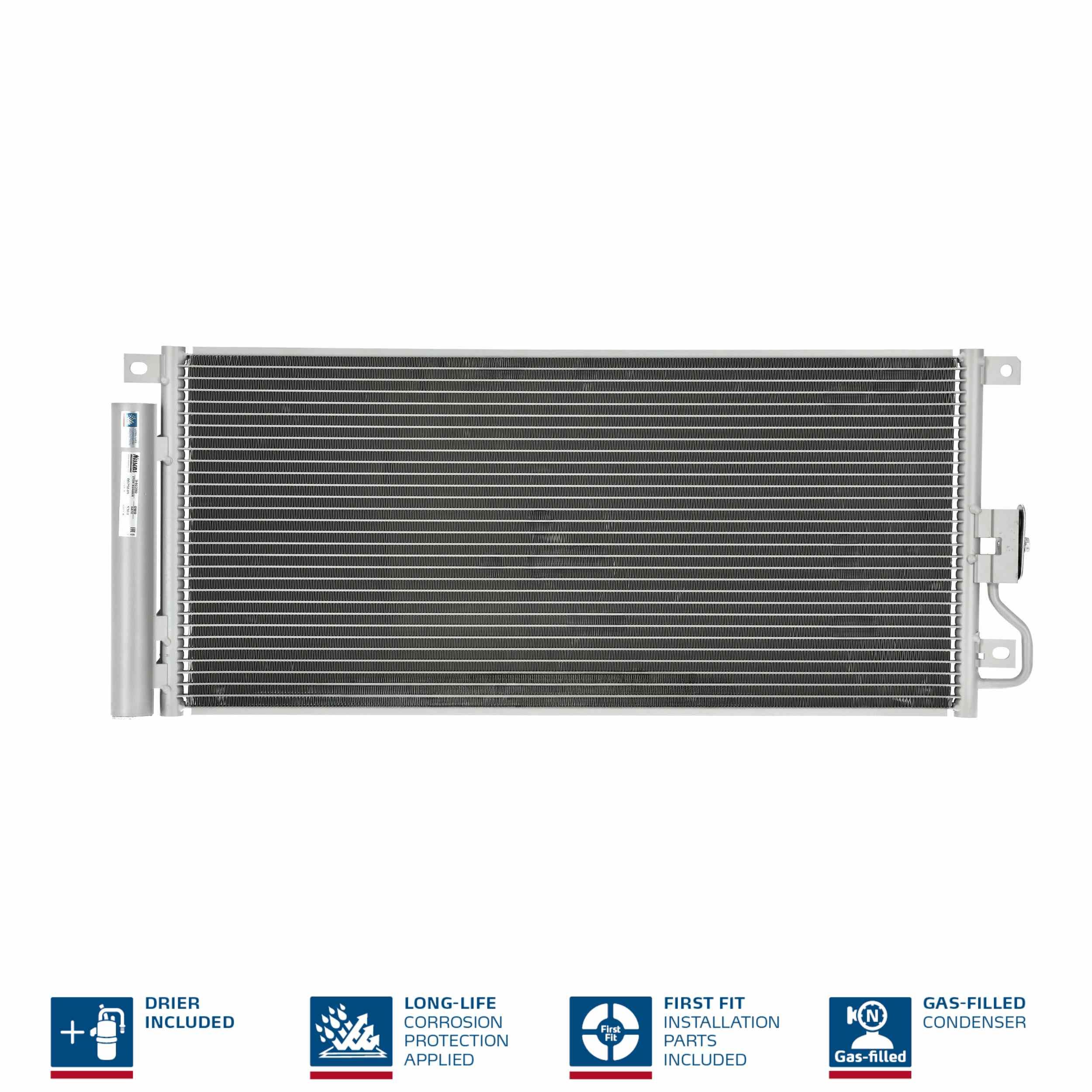 Радіатор кондиціонера NISSENS 940390 - zapix