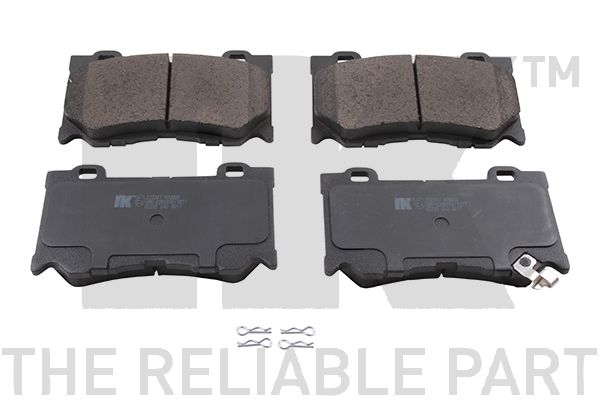 Гальмівні колодки дискові NK 222287 - zapix