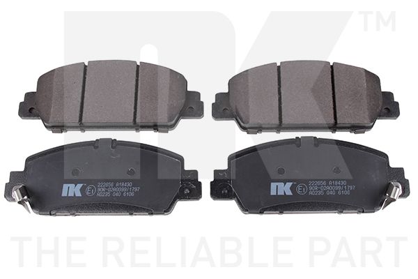 Гальмівні колодки дискові NK 222656