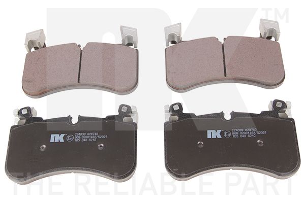 Гальмівні колодки дискові NK 224039 - zapix