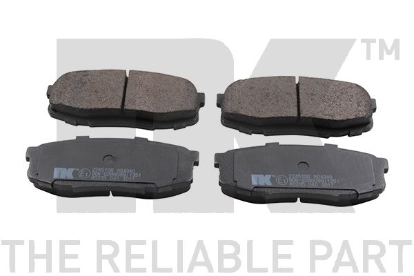 Гальмівні колодки дискові NK 2245106 - zapix