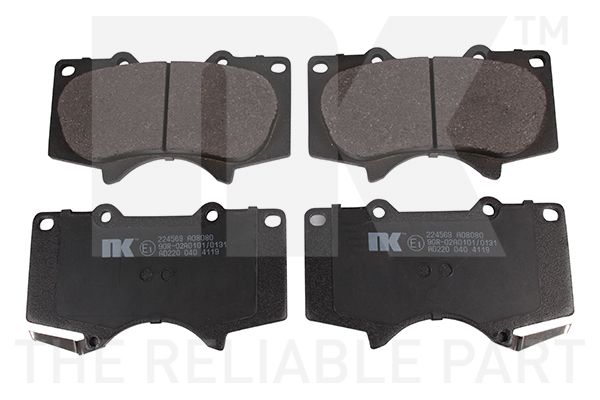 Гальмівні колодки дискові NK 224569 - zapix