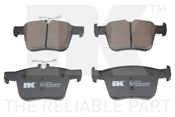 Гальмівні колодки дискові NK 2247116 - zapix