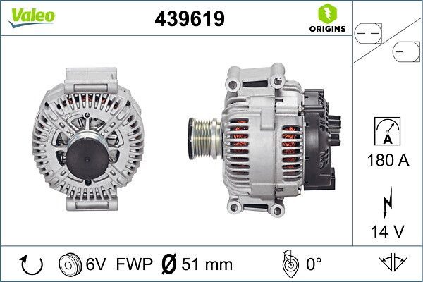 Генератор VALEO 439619 - zapix