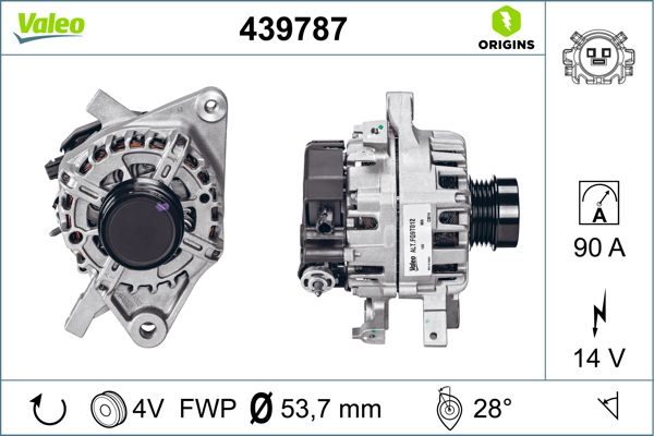 Генератор VALEO 439787 - zapix