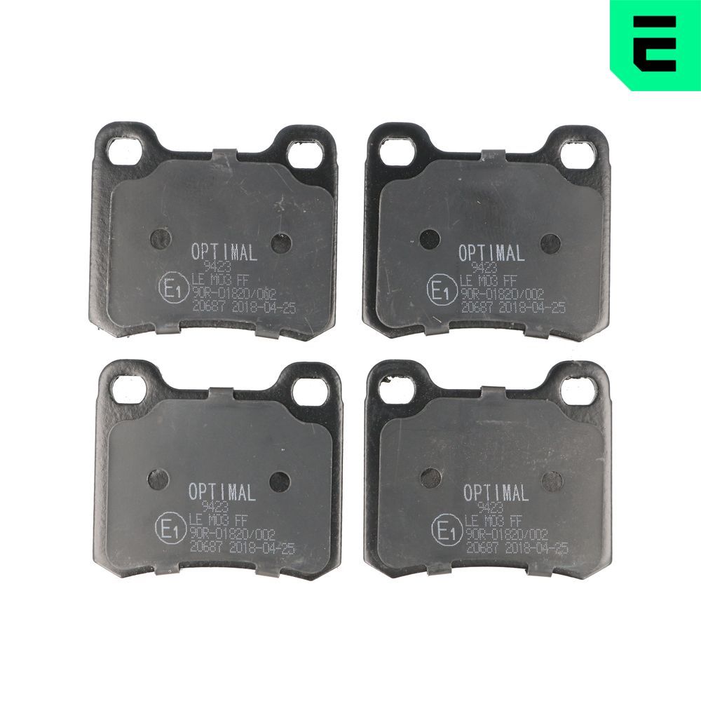 Гальмівні колодки дискові OPTIMAL BP09423 - zapix